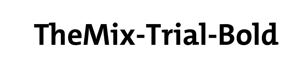 TheMix-Trial-Bold