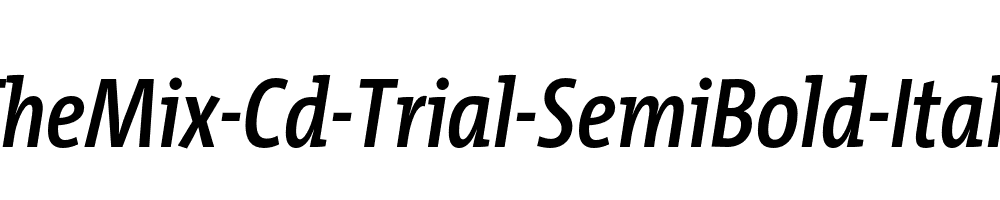 TheMix-Cd-Trial-SemiBold-Italic