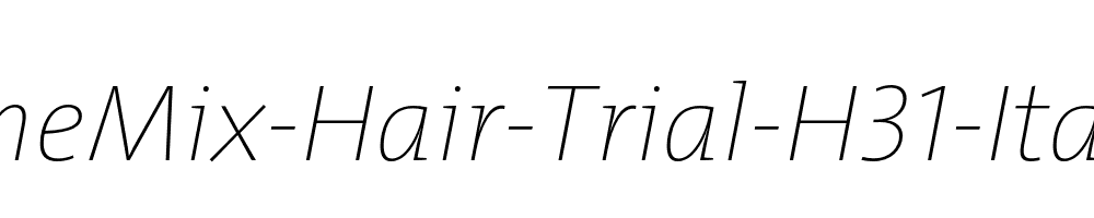 TheMix-Hair-Trial-H31-Italic