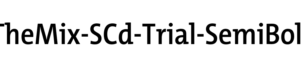 TheMix-SCd-Trial-SemiBold