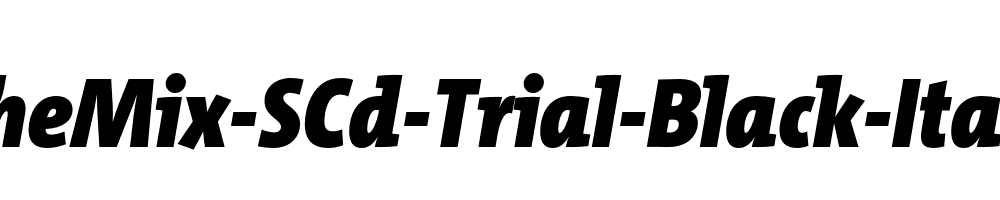 TheMix-SCd-Trial-Black-Italic