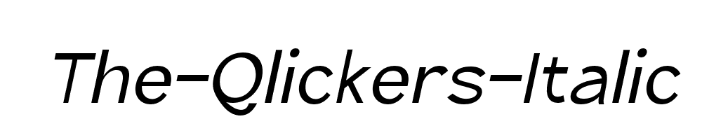 The-Qlickers-Italic