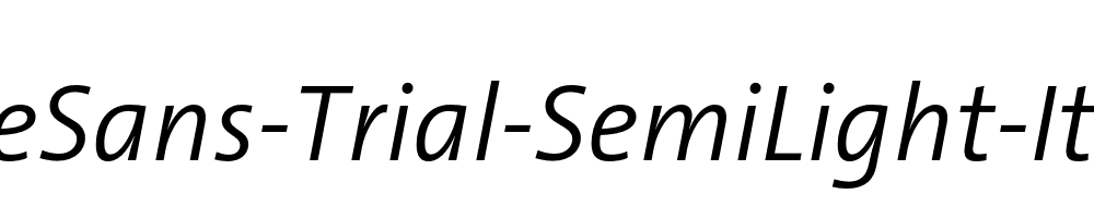 TheSans-Trial-SemiLight-Italic