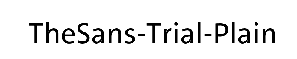 TheSans-Trial-Plain