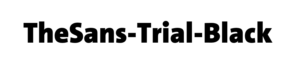 TheSans-Trial-Black