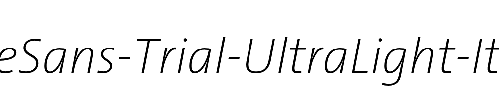 TheSans-Trial-UltraLight-Italic