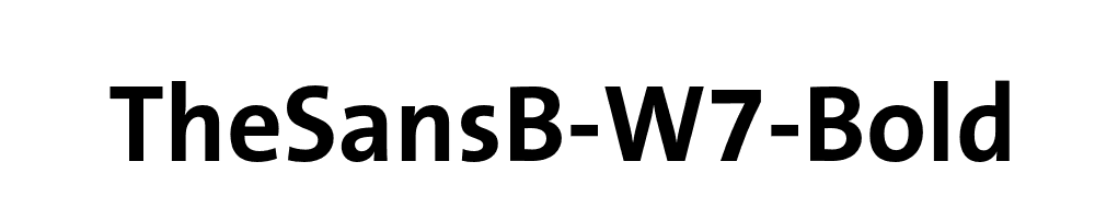 TheSansB-W7-Bold