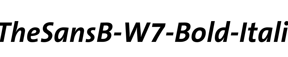 TheSansB-W7-Bold-Italic