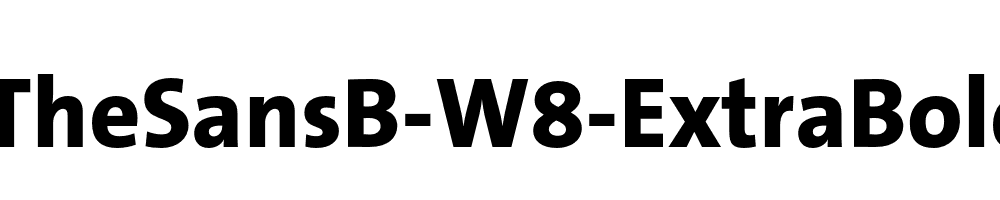 TheSansB-W8-ExtraBold