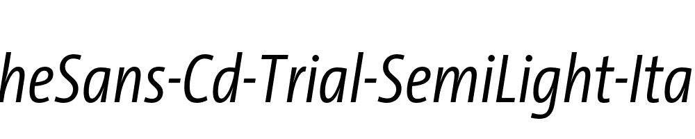 TheSans-Cd-Trial-SemiLight-Italic