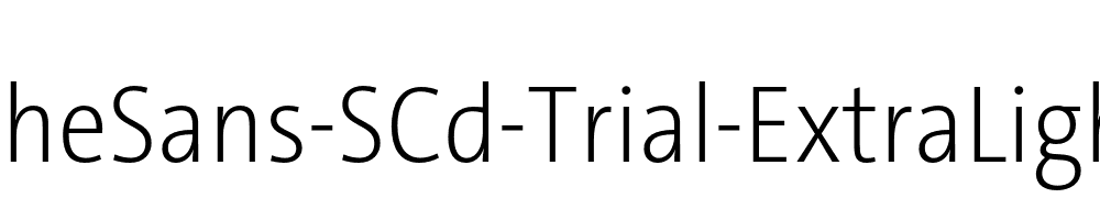 TheSans-SCd-Trial-ExtraLight