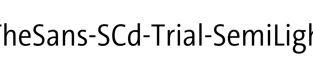 TheSans-SCd-Trial-SemiLight