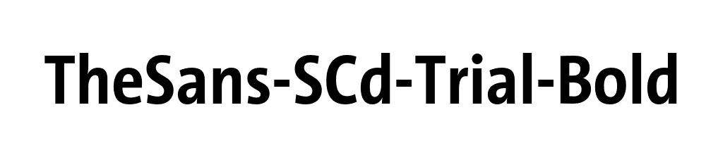 TheSans-SCd-Trial-Bold