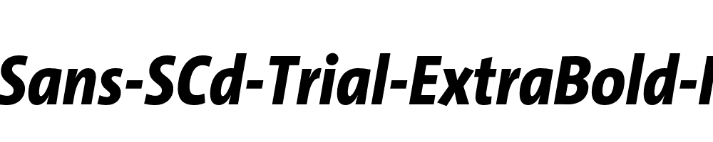 TheSans-SCd-Trial-ExtraBold-Italic