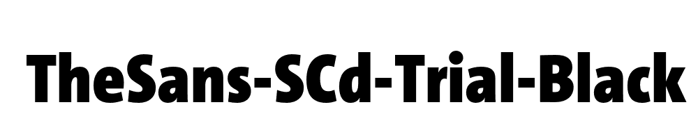 TheSans-SCd-Trial-Black