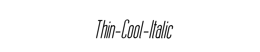 Thin-Cool-Italic