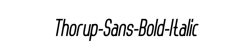 Thorup-Sans-Bold-Italic