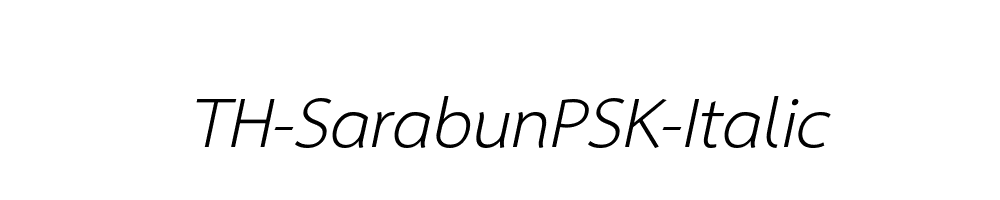 TH-SarabunPSK-Italic