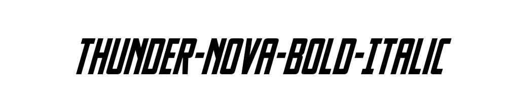 Thunder-Nova-Bold-Italic