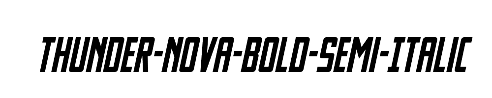 Thunder-Nova-Bold-Semi-Italic