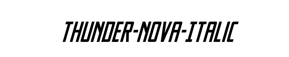 Thunder-Nova-Italic