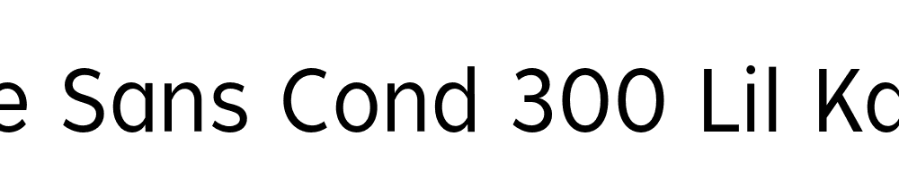  DEMO Tide Sans Cond 300 Lil Kahuna Regular