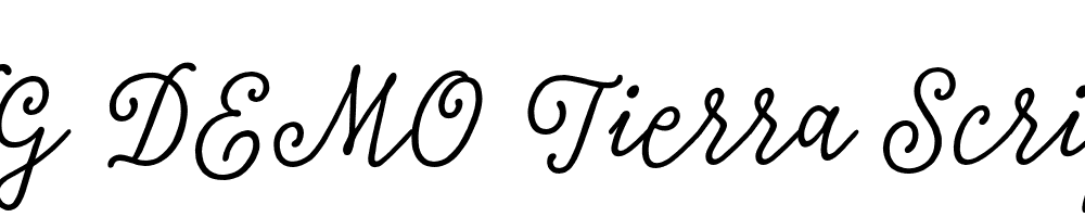  DEMO Tierra Script Salt Regular