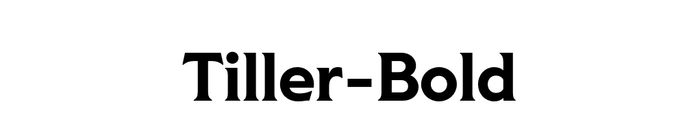 Tiller-Bold