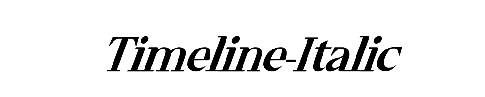 Timeline-Italic