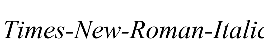 Times-New-Roman-Italic