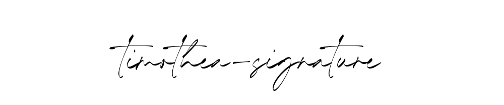 Timothea Signature