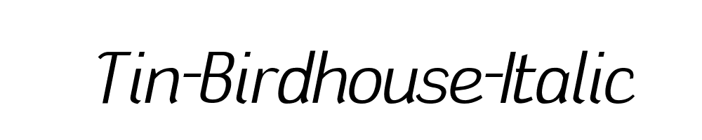 Tin-Birdhouse-Italic