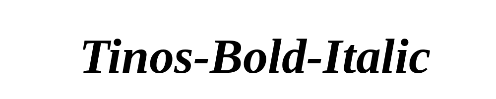 Tinos-Bold-Italic