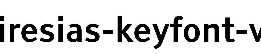 Tiresias Keyfont V2