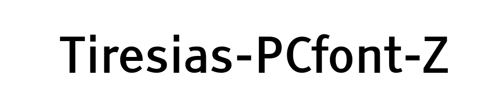 Tiresias-PCfont-Z