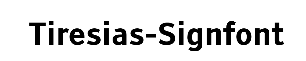 Tiresias-Signfont