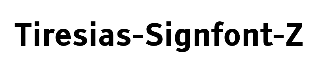 Tiresias-Signfont-Z