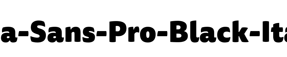 Tisa-Sans-Pro-Black-Italic