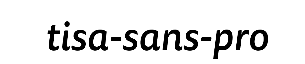 Tisa Sans Pro