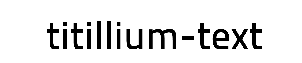 Titillium Text