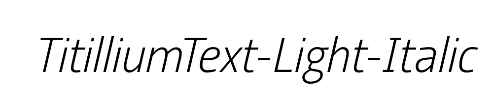 TitilliumText-Light-Italic