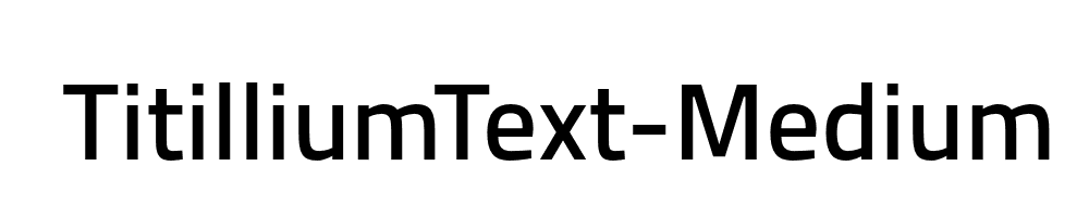 TitilliumText-Medium