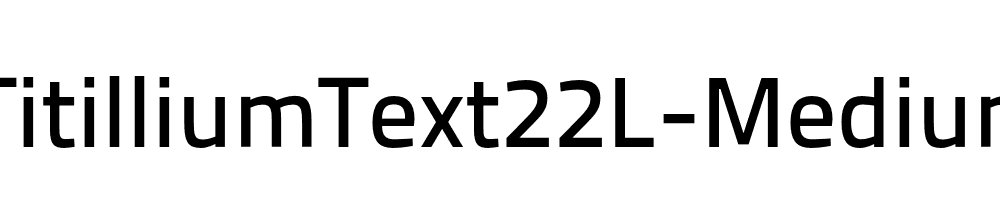 TitilliumText22L-Medium