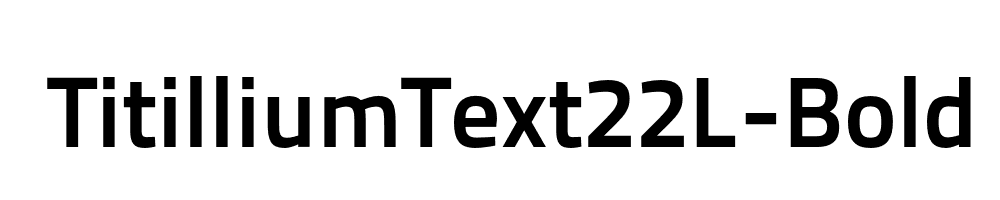 TitilliumText22L-Bold