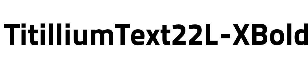 TitilliumText22L-XBold