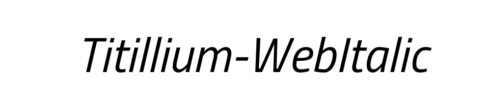 Titillium-WebItalic