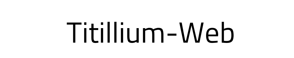 Titillium-Web