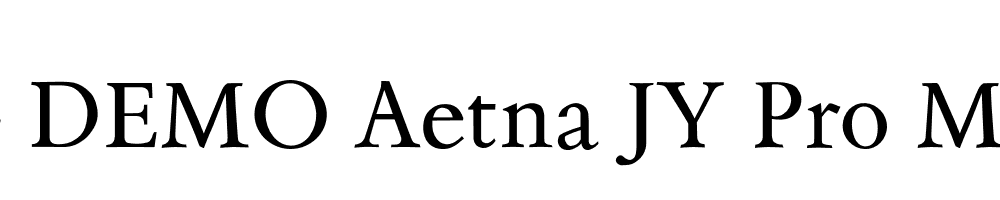  DEMO Aetna JY Pro Medium Medium