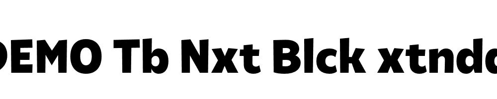 FSP DEMO Tb Nxt Blck xtndd Bold