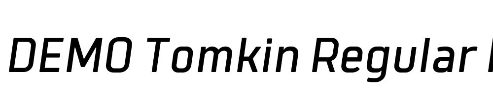 FSP DEMO Tomkin Regular Italic